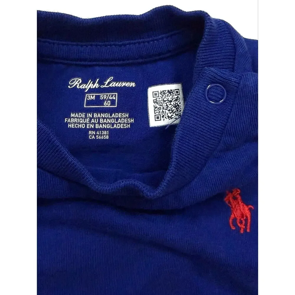 Ralph Lauren Cotton Crewneck Logo Tee